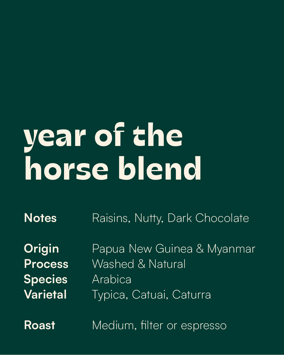 Year of the Horse Blend (Filter or Espresso)