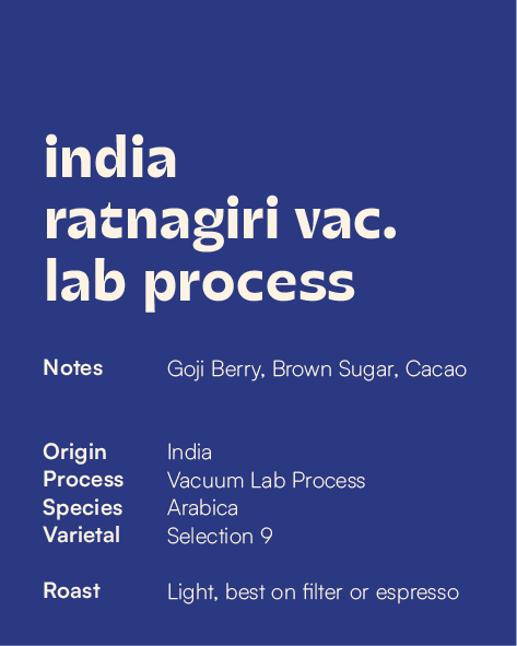 INDIA - Ratnagiri Vacuum Lab Process Washed