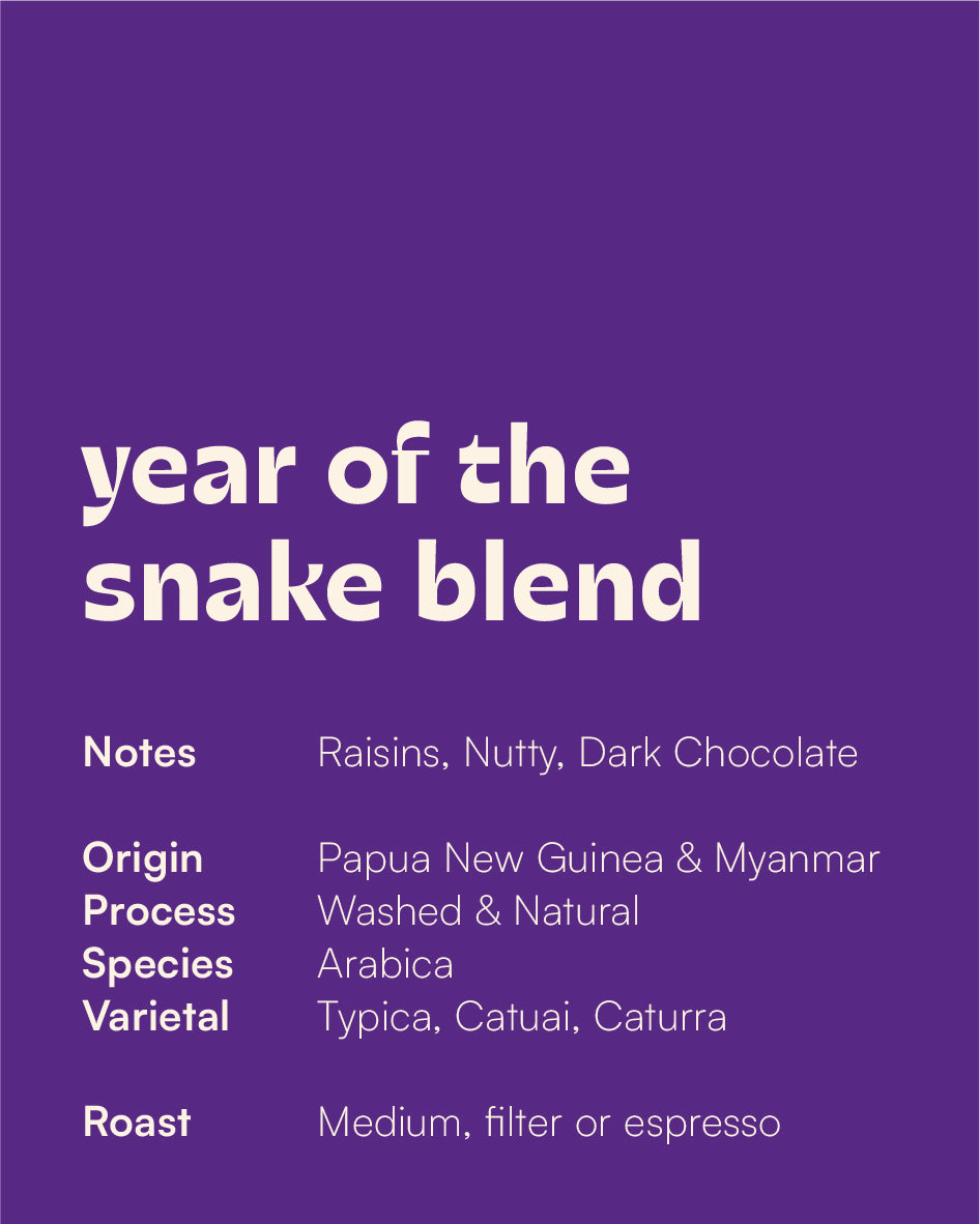 Year of the Snake Blend (Filter or Espresso)