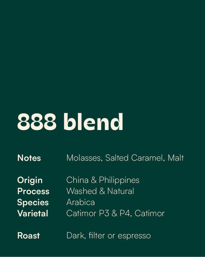 888 Blend (Filter or Espresso)