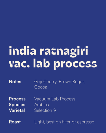 INDIA - Ratnagiri Vacuum Lab Process Washed